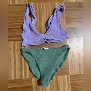 Youswim Aster Aplomb Top and Sage Standard Bottoms